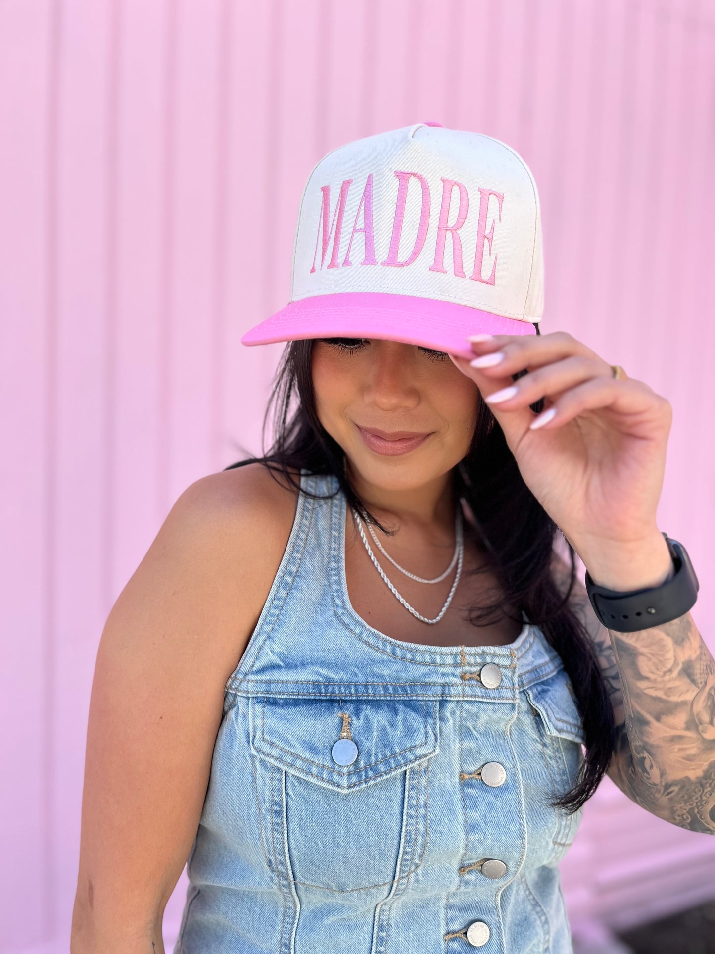 Baby Pink Madre Trucker Hat