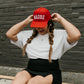 Madre Red Trucker Hat