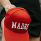 Madre Red Trucker Hat