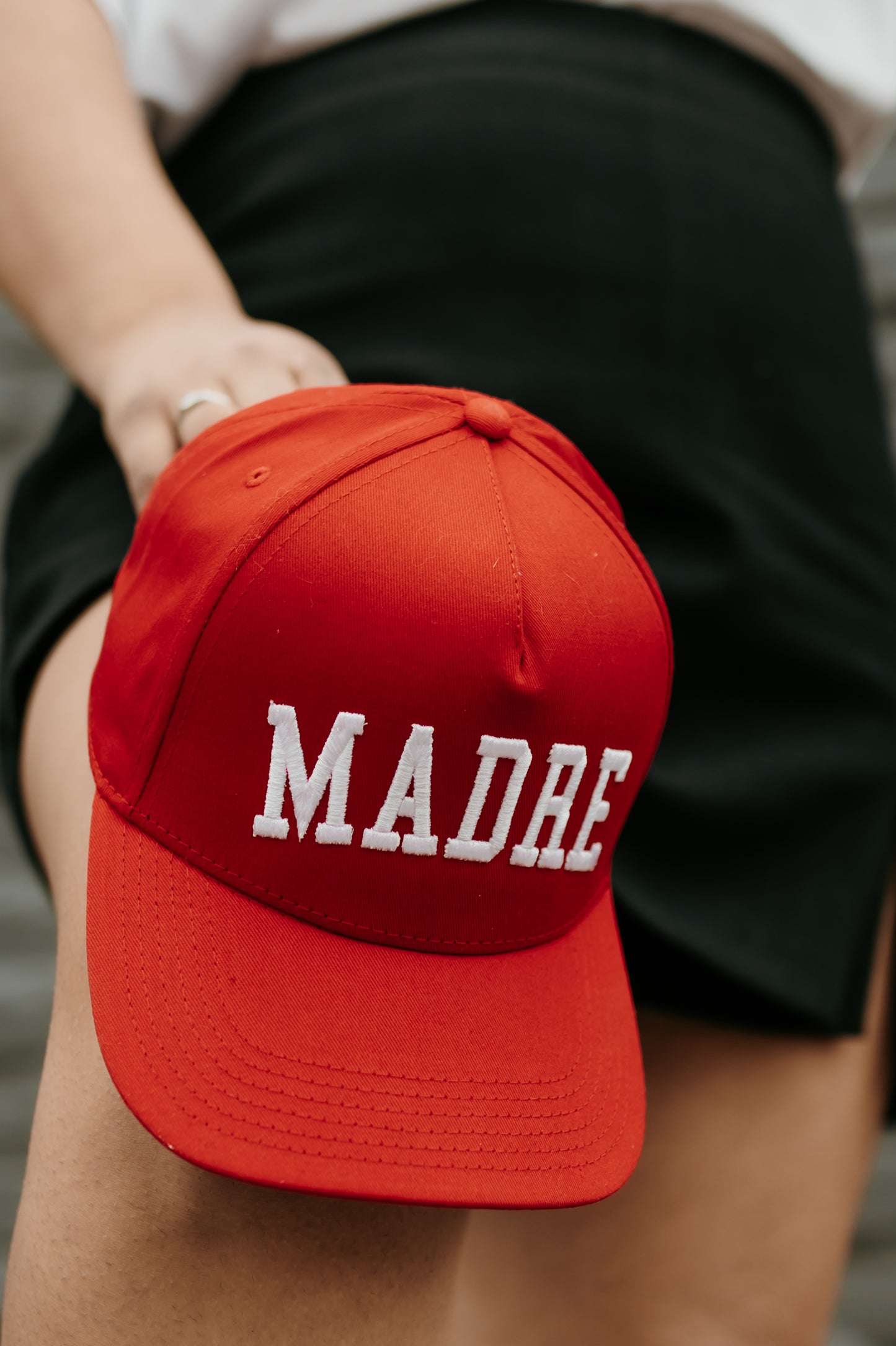 Madre Red Trucker Hat