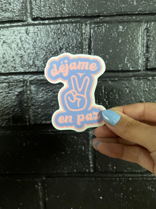 Dejame en Paz Sticker