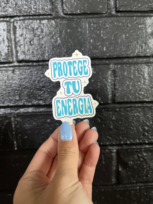 Protege Tu Energia Sticker